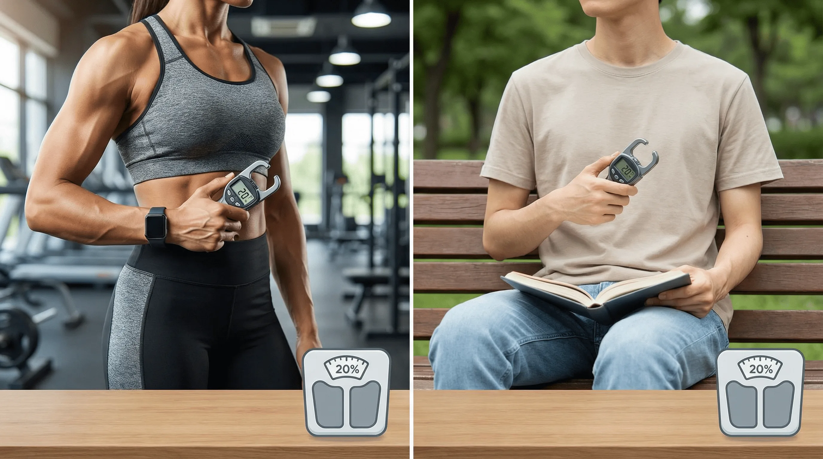 Why Two People at the Same Body Fat Percentage Look Different